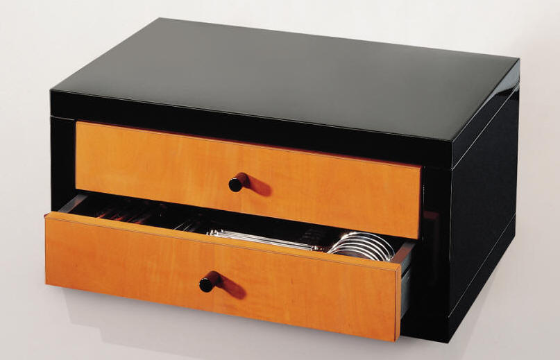 Flatware Chests flatware chests in mahogany, red lacquer, pearwood by